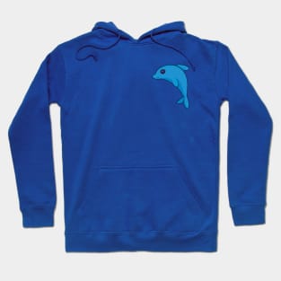 Cute Blue Dolphin Hoodie